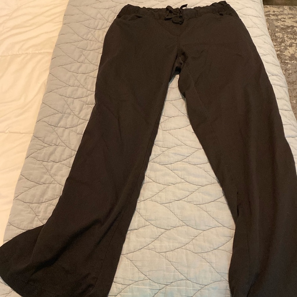 greys anatomy black scrub pants